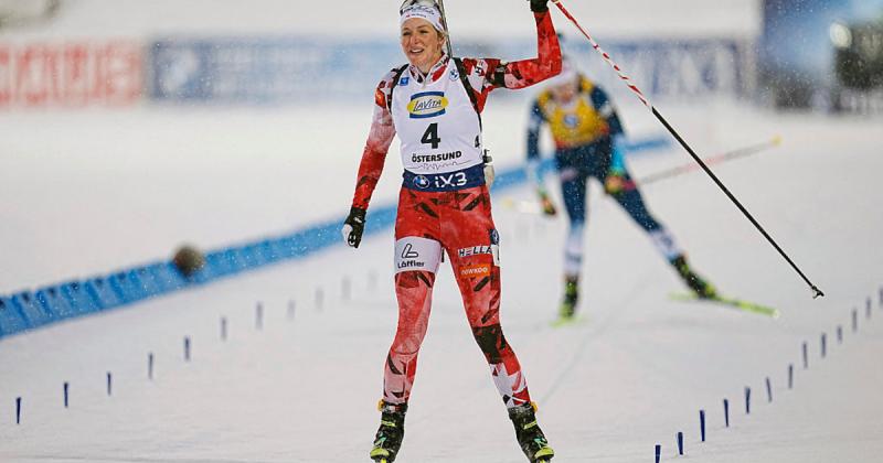 Гаузер обійшов Мінккінена і здобув перемогу на етапі Кубка світу з біатлону, що проходив в Естерсунді.