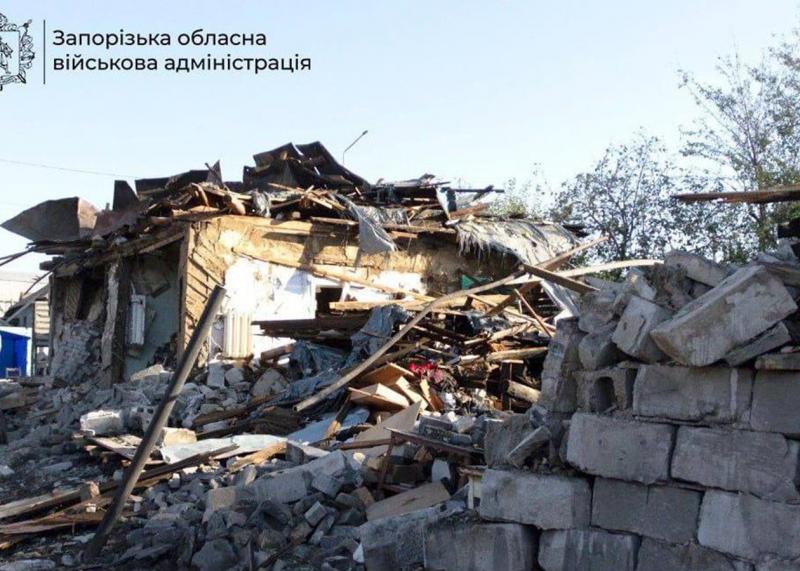 Російські війська здійснили скидання восьми касетних боєприпасів на Оріхів, внаслідок чого є постраждалі.