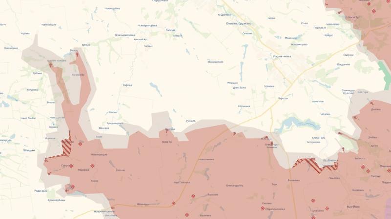 DeepState: Російські збройні сили активно просуваються на території Донеччини.