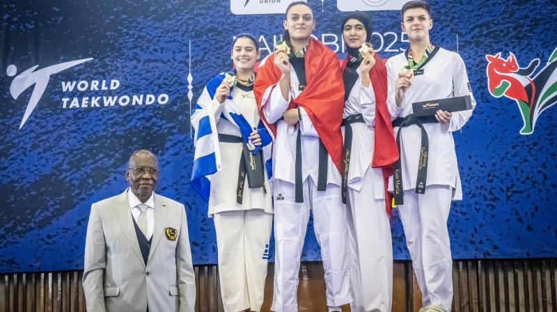 Збірна України здобула свою першу медаль на Чемпіонаті світу 2025 року з тхеквондо для спортсменів віком до 21 року.