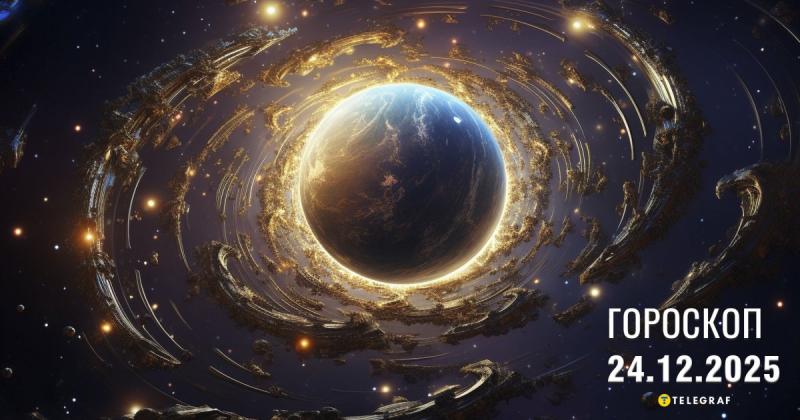 Астрологічний прогноз на 24 грудня: Тельцям варто контролювати свої почуття, тоді як Терезам рекомендується покладатися на свою інтуїцію.