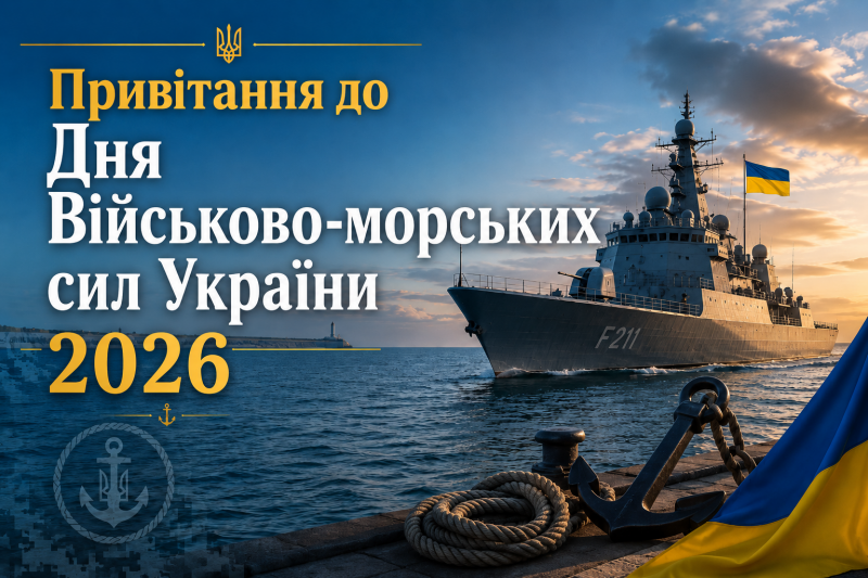 Свято Військово-Морських Сил України 2026: найкращі привітання у прозі, на листівках та у віршах.