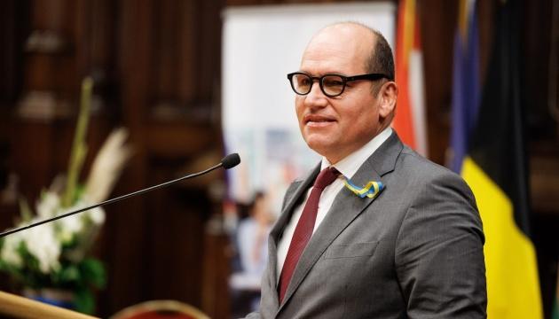 Українські військовослужбовці, що беруть участь у параді в Брюсселі, формують 