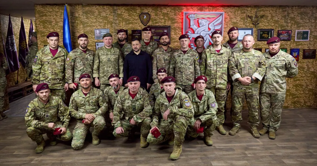 Військовослужбовців, що залучені до Олександрівської операції, нагородили державними відзнаками.