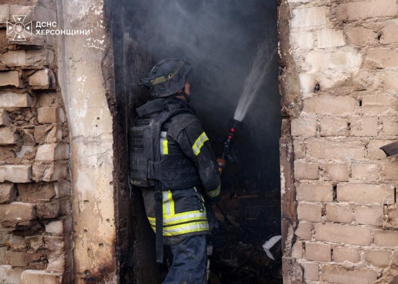 Внаслідок артилерійського обстрілу з боку Росії в Херсонській області постраждали п'ятеро осіб.