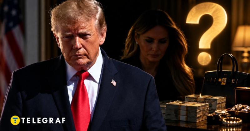 Мільйони на банківських рахунках. Помічники Трампа в шоку від того, як Меланія стала багатою всього за рік.